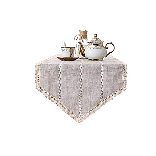 Pingrog Tira Moderna De Algodón Mesa De Tela Corredera Tabla único TV Cabina Aparador Toalla De Cama Textil 40X180Cm (Color : Colour, Size : 40X220Cm)
