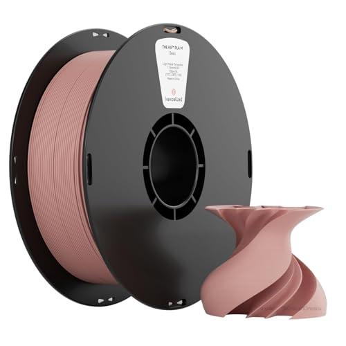 kexcelled PLA Matte Hell Terrakotta Filament 1,75mm +/-0,03mm, Matt Textur Finish Farbe, Ästhetische Materialien für FDM 3D Druck, 1kg Rolle Spule