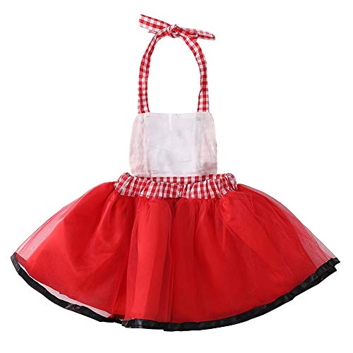 Myrisam 1053 Baby Girls Deluxe Little Red Riding Hood W/Cape Cloak Halloween Fancy Dress Up Costume Storybook Fairy Tale Outfits thumb #3