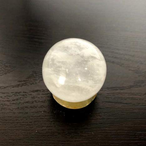 Sphère en quartz clair de 45 mm Crystalmiracle pour la méditation - 2