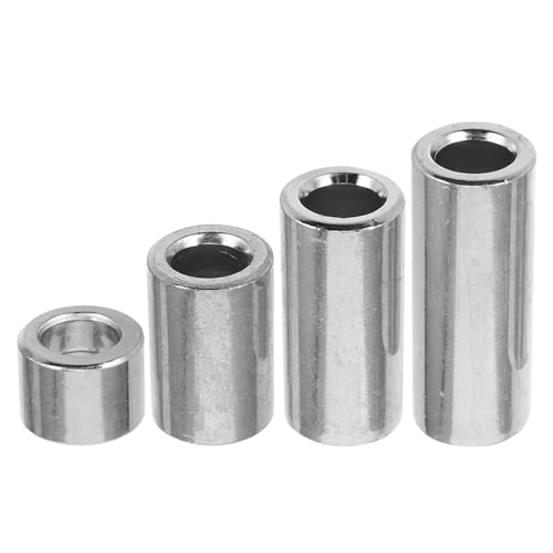 DECHOUS 4Pcs Centered Drum Iron Sleeve Bushing for Motorcycle Electric Bike Inner Diameter Durable Easy to Install for Front Wheels Stable Performance Reduced