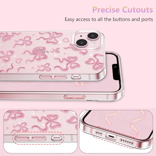 Coque iPhone 15 Plus avec noeud papillon pour éviter les rayures avec style - 3