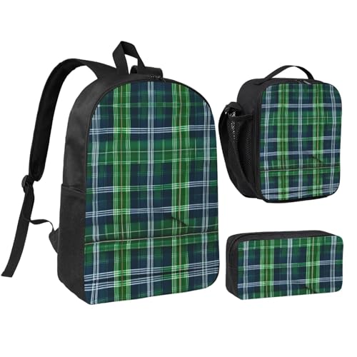 Sac à dos 3 en 1 avec grand sac repas isotherme et trousse à livres