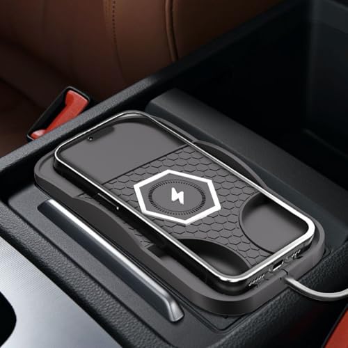 Cargador inalámbrico de coche de 15W y accesorios de teléfono celular 7