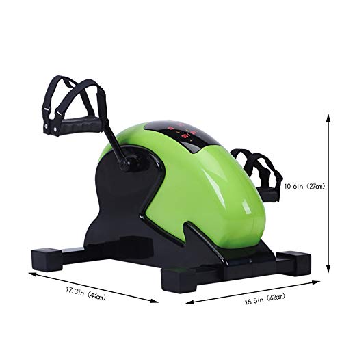 Pedaleador eléctrico con resistencia ajustable y pantalla LCD miniatura 2