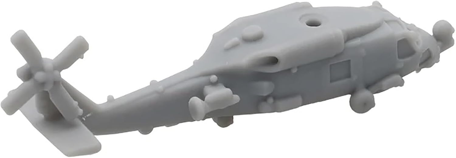 5Sets DIY Model SH-60 Seahawk Shipborne Helicopter 1/700 1/400 1/350 Scale Resin Carrier Aircraft Machine for 3D Military Model Assembly Airplane(1/350(56mm))