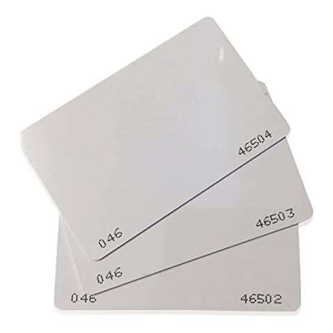 25 pcs 26 Bit Proximity CR80 Cards Weigand Prox Blank Printable Swipe Cards Compatable with ISOProx 1386 1326 H10301 Format Readers. Works with The vast Majority of Access Control Systems Cover