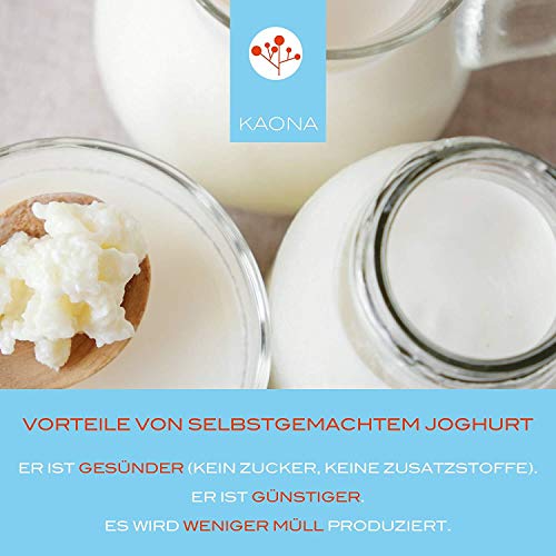Joghurtkulturen griechischer Art - gefriergetrocknete Starterkulturen von kaona (3x2g)