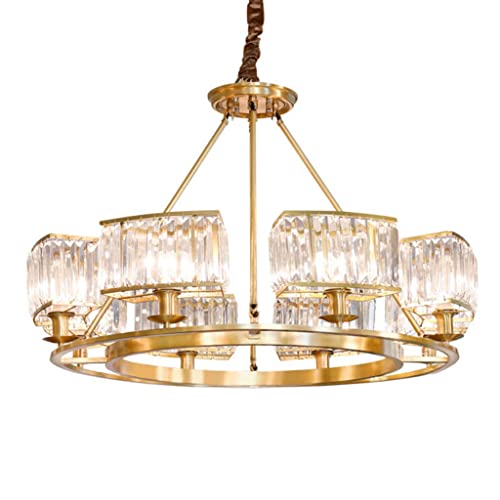 Lustre LED E14 design américain pour éclairage chaleureux de salon moderne