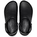 Crocs Unisex Adult Specialist II Work Clogs | Enclosed Toe | Slip Resistant | All Day Comfort, Black, 11 Women/9 Men