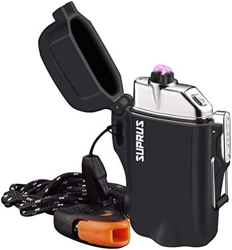 SUPRUS Plasma wodoszczelna zapalniczka wodoszczelna obudowa IPX-7 + łatwiejsze zastosowanie 2 w 1