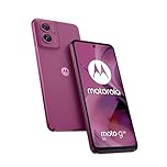 Motorola Moto G55 5G Smartphone (écran FHD+ 6,49", appareil photo 50 MP, 8/256 Go, 5000 mAh, Android 14), violet twilight (cuir synthétique vegan) avec étui de protection