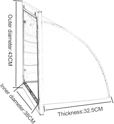 Grille d'extraction en acier inoxydable durable de 30 cm