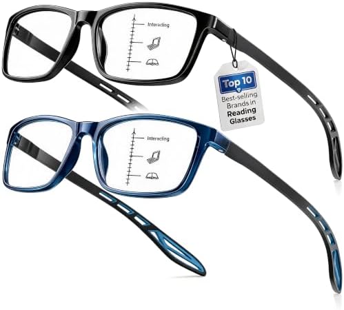 SKYOAK Evolved Magnetic Case Ultralight and Thin Folding Reading Glasses Compact Readers
