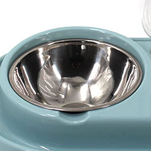 RTHGTFGW Comedero Perro Cuenco de Mascotas de plástico doméstico, Adecuado for Gatos y Perros, Gran Capacidad, fácil de Limpiar, Resistente a la caída