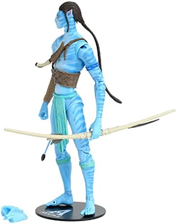 McFarlane Toys , Disney Avatar, 7-inch Jake Sully Classic Avatar Movie Action Figure with 22 Moving Parts, Disney Toys Collectible Figure with Collectors Stand, Ages 12+