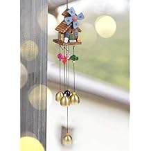 TIMESETL Wood Coper Wind Chime for Home Bedroom Balcony garden Etc.. for Decorate Item