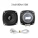 UYXOERA HiFi high Fidelity Stereo Bass Treble Audio, Arcade Home DIY, 12V Power Amplifier 3 inch 10W 8 ohm Speaker AUX Module T30L (Black)
