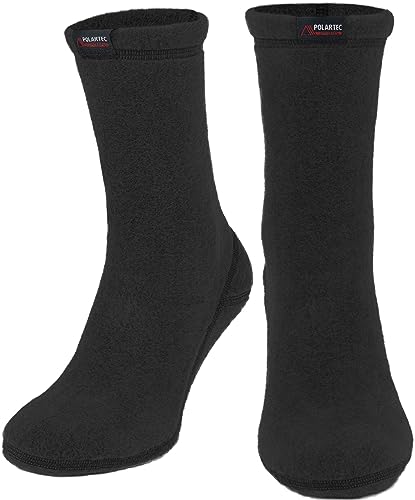 Cozy Warm Boot Liner Socks - Hiking Outdoor Sport - Polartec Fleece Winter Socks