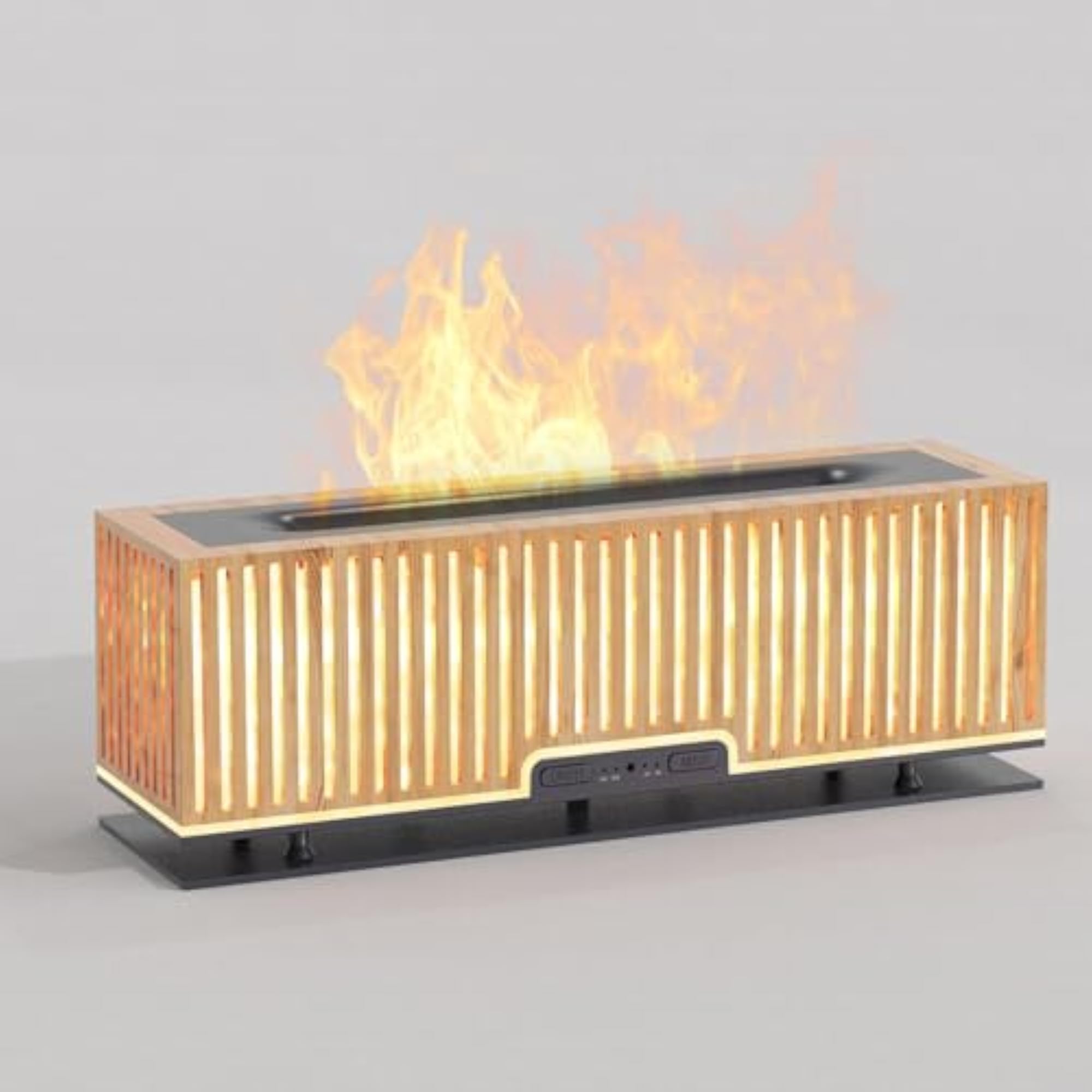 Essential Diffuser Home Desktop with Flame Effect