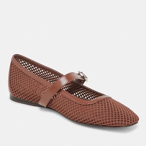 Mesh Ballet Flats for Women Mary Jane Flat Bottom with Trendy Square HeadFashionable Casual and Cute Everyday Shoes3