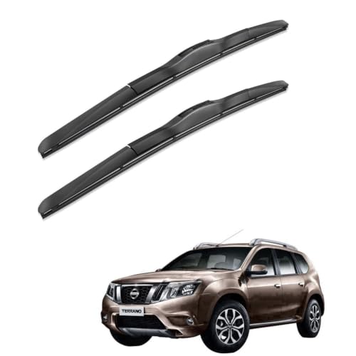 Image of Oshotto Frameless (O.E.M Type) Wiper Blades Compatible with Nissan Terrano (20 inch / 20 inch)