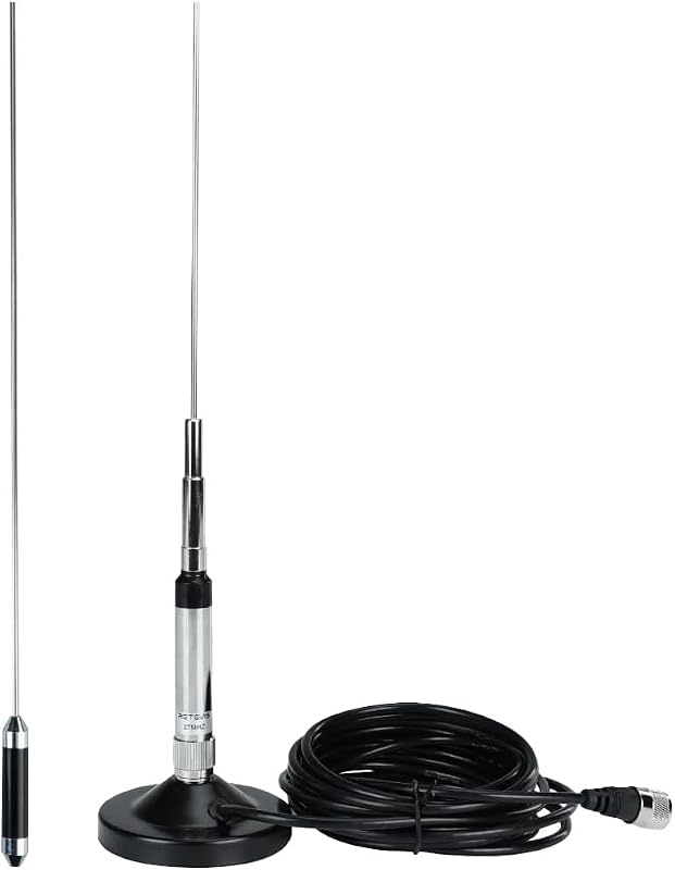 Retevis MR500 CB rádió antenna 150W 26-29MHz PL259 mágneses tartóval