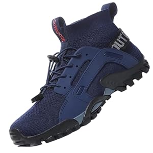 Hiking Boots Mens Outdoor Non-Slip Trekking Mountaineering Shoes Trainers Lightweight Camping Climbing Shoes Sneaker