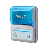  LENVII LV-278B 58MM Bluetooth stampante termica per etichette a 2 pollici stampante per codici a barre Mini stampante per ricevute 2 in 1 stampante compatibile con il sistema Android/iOS