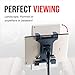 Tackform Gooseneck Tablet Mount for Car and Truck Industrial 28 Inch Steel Coil Gooseneck Seat Rail Device Holder for Taxi, Van, Vehicle. Compatible with iPad, Galaxy, Surface Pro
