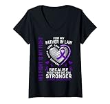 Photo Gallery donna la sua lotta è la mia lotta suocero lupus camicie di consapevolezza maglietta con collo a v Photo Gallery donna la sua lotta è la mia lotta suocero lupus camicie di consapevolezza maglietta con collo a v