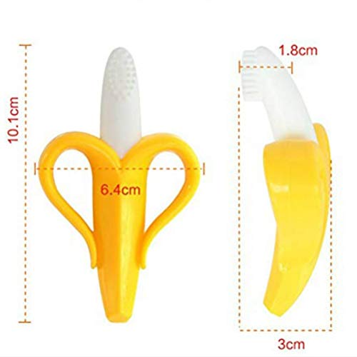 Egosy Spazzolino da denti a banana per bambini