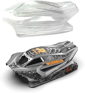 CROBOLL 1/14 PVC On Road Drift Car Body 2*PVC Car Body Shell RC Racing Car Accessories GTR- Gold/Clear(DIY Painting) 4X4 Pre-Cut Body Pro-line Racing Coolplay Shell Pickup Truck Body