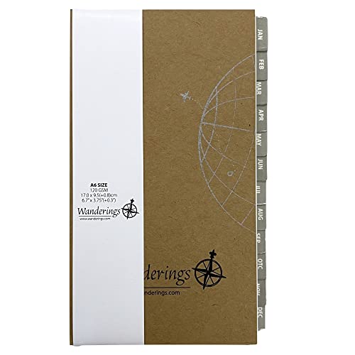 2023/24 Personal Size Calendar Planner Inserts - Ivory Color - Thick Monthly & Weekly Calendar Refill For 6-Ring Binder Planner, Compatible With Filofax - 95Mm X 170Mm Or 3.75″ X 6.75" - To Jan 2025 #TOP9