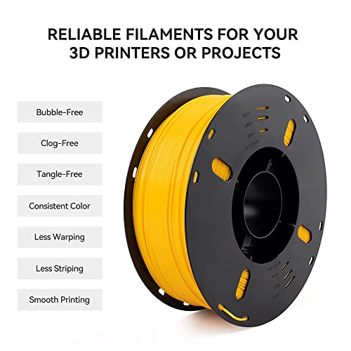 Voxelab VL-ABS PRO-YELLOW Filabees Abs Pro Filament 1.75Mm, 3D Printer Filament Abs+ Heat Resistant thumb #3