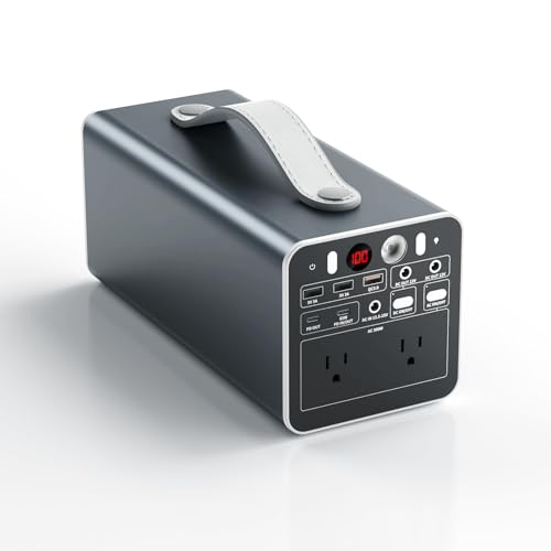 Powdeom 300W Portable Power Station, 299.7Wh Power Bank AC