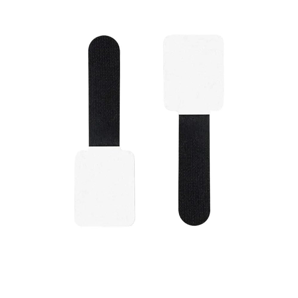 Sunrrafck 20Pcs Black 20/10Pcs Releasable Cable Organizer Ties Mouse Earphones Wire Management Nylon Reusable Loop Hoop Tape Straps Tie(20Pcs Black)