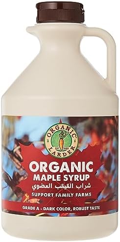 Organic Larder Grade A Dark Maple Syrup - 950ml