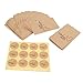 Kikumi Small Envelopes 100 Pieces Mini Cute Envelopes Useful Envelopes with Sealing Stickers for Invitation Cards Postcards