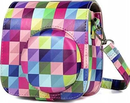 Stela Mini 11 INSTAX Camera Pouch Bag (Colorful Stripe) (Cube)