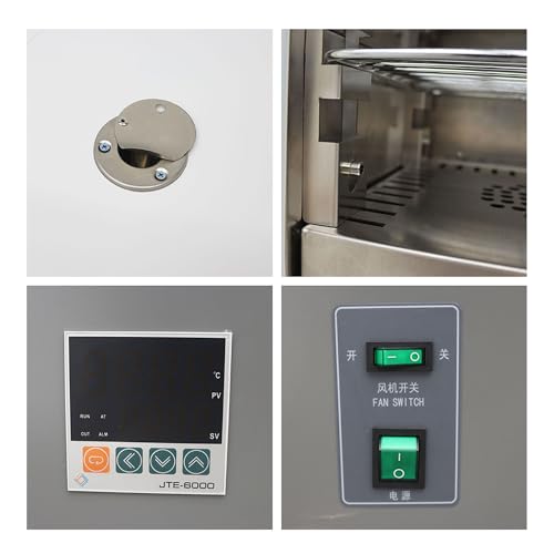BREVELTION 101-00AB Digital Forced Air Convection Drying Oven Adjustable Speed Fan 110V 600W