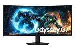 SAMSUNG 40 inch Odyssey G7 WUHD VA Gaming Monitor Curved 180Hz 1ms VESA DisplayHDR 600 Freesync PIP DP + HDMI + USB A to B - (LS40FG756ENXZA) [Canada Version]