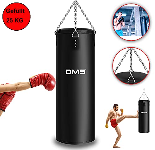 Boxsack DMS gefüllt 25 kg 105 cm mit Halterung für Kampfsport