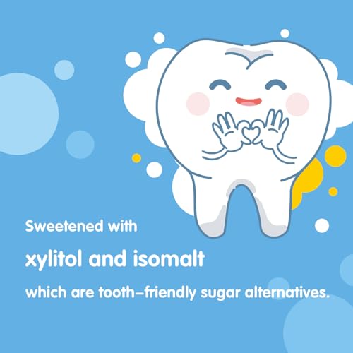 DC24 DAILY CARE Lutscher, Zucker frei Lutscher, reich an Vitamin C Pops, Anti Karies, natürliche Frucht Vielfalt aromatisiert 24 Lollipops für Kinder, Allergie freundlich, Gluten frei, Non-GMO, 144g