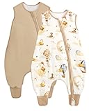 Sommeil sécurisé sans couvertures lâches : garde votre bébé confortablement couvert toute la nuit, empêche les couvertures de glisser et favorise les routines de sommeil sécurisées recommandées pour les nourrissons.