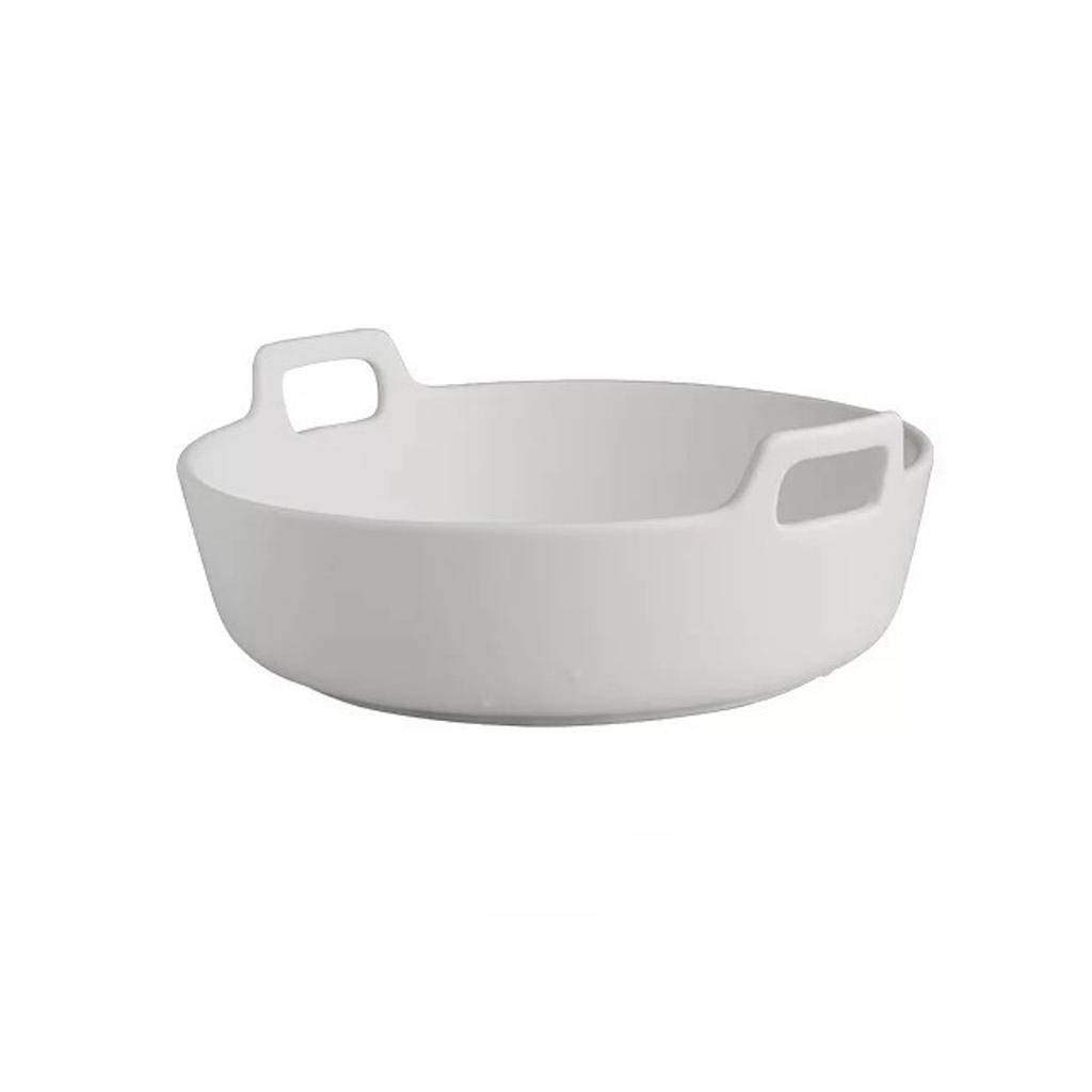 Bol à soupe en céramique japonaise blanc 1300ml avec poignée