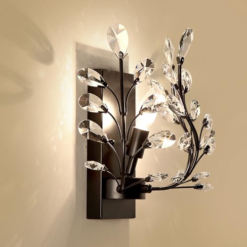 Aplique de pared para escaleras y pasillos con cristal de granja 8