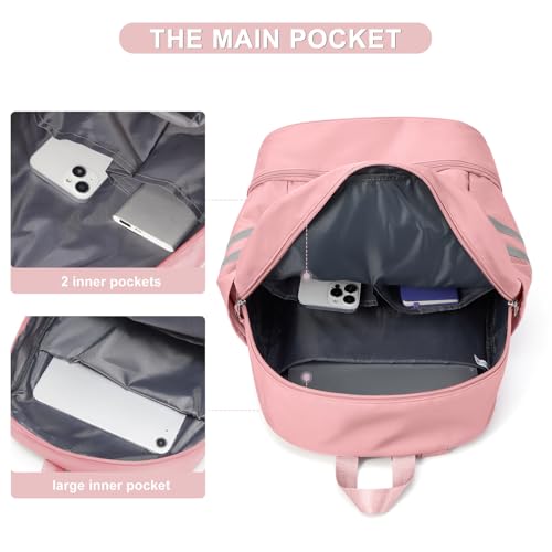 Image of coofay Gym Backpack For Women, Gym Bag with Shoe Compartment