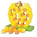 ambarscience- Abeja Equilibrista Madera Tipo Jenga. Juego de Mesa, Divertido e de Estrategia para niños y Toda la Familia. (Ambar Passion S.A. 108100050118)