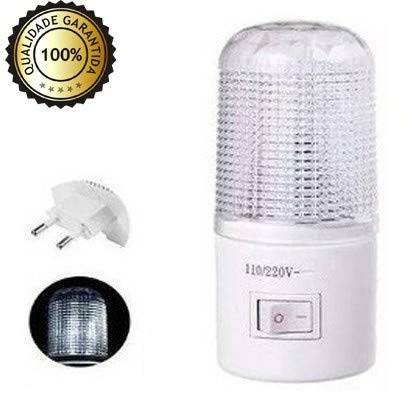 Mini Abajur De Tomada Luz Noturna 4 Leds Bivolt Quarto Bebê